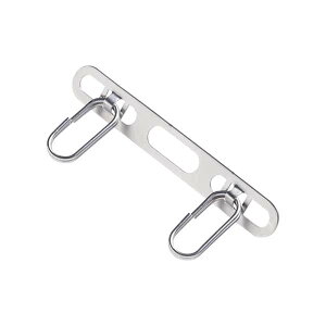 Hamee ストラップホルダー ダブルリング IFACE HANG AND(シルバー) 41-978771