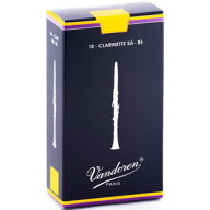 バンドーレン B♭クラリネットリード(トラディショナル・2-1/2）10枚入り CR1025 Vandoren Traditional