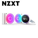 NZXT 簡易水冷CPUクーラー F240 RGB CORE シングルフレームファン採用（ホワイト） KRAKEN ELITE (2024) RL-KR24E-W2