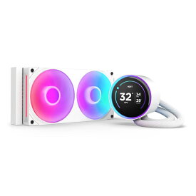 NZXT NZXT 簡易水冷CPUクーラー F240 RGB CORE シングルフレームファン採用（ホワイト） KRAKEN ELITE (2024) RL-KR24E-W2