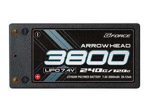 G-FORCE Arrow Head LiPo 7.4V 3800mAh 120C/240C�yGFG016�z