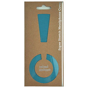 ミミマモ スーパーストレッチヘッドホンカバー(ブルー/Mサイズ)【オンイヤータイプ向け】 MHC-001-BL mimimamo