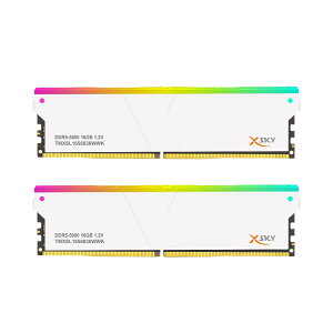 V-Color XSky RGB Series PC5-44800 / DDR5 5600 Mhz W[ 16GB × 2giWhitej TMXSL1656836WWK