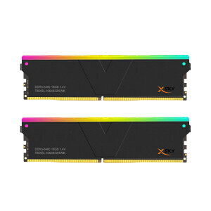 V-Color XSky RGB Series PC5-51200 / DDR5 6400 Mhz W[ 16GB × 2giBlackj TMXSL1664832KWK