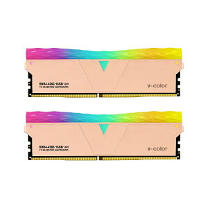 V-Color PRISM PRO RGB Series PC4-34100 / DDR4 4266 Mhz W[ 16GB × 2giGolden armisj TL1642819C-E6PGAWK
