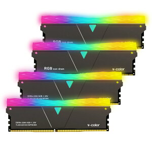 V-Color PRISM PRO RGB SCC Series PC4-25600 / DDR4 3200 Mhz W[ 8GB × 2giJet Blackj SCCTL8G32816DE6PRKWK