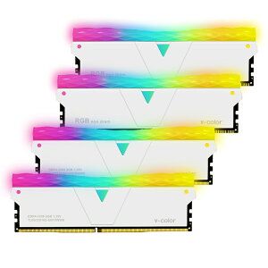V-Color PRISM PRO RGB SCC Series PC4-25600 / DDR4 3200 Mhz W[ 8GB × 2giGlacier Whitej SCCTL8G32816DE6PRWWK
