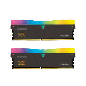 V-Color TUF ALLIANCE PRISM PRO RGB Series PC4-28800 / DDR4 3600MHz W[ 16GB × 2giJet Blackj GTL1636818C-E6PRKWK