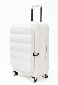 ティエラル スーツケース (S+) 50/60L(Pearl White) TPFF*03004 TIERRAL PUFFER S+ PEARL WHITE