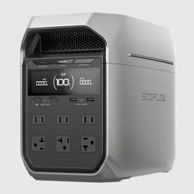 エコフロー ポータブル電源 1024Wh　ACコンセント出力6口 USB-C出力対応 EFDELTA3P-JP-CBOX EcoFlow DELTA 3 Plus [EFDELTA3PJPCBOX]