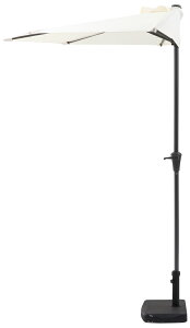 不二貿易 半円パラソル(アイボリー) 37854