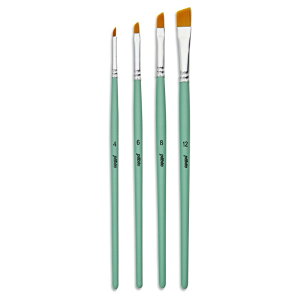 yxI ANpM @ AM[(΂ߕM)4{Zbg(2/4/6/10) Z 952304 pebeo Pouch of short-sleeved brushes in gold polyamide