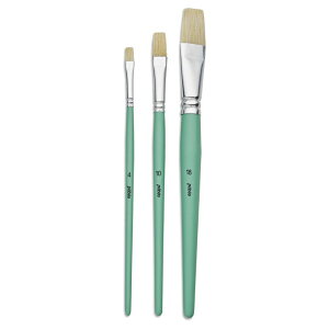 yxI ؖѕM 3{Zbg(4/10/18) Z 952314 pebeo pouch of short-handled brushes with fine white bristles