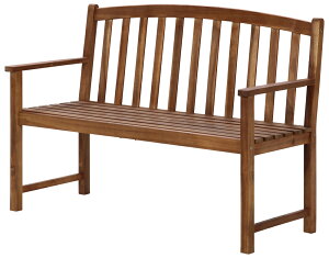 不二貿易 木製ベンチ(ブラウン) 82064