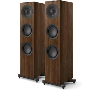 KEF 3�E�F�C�E�t���A�X�^���h�^�X�s�[�J�[�i�E�H���i�b�g�j�y�y�A�z Q7META-WALNUT KEF