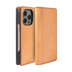 abbi iPhone 16 Pro用 LISCIO イタリアンレザー MagSafe対応ダイアリーケース(ボーネ) ABS27315I16PR