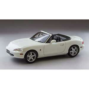 MARK43 1/43 マツダ ロードスター(NB8C) RS 1998 ジャストホワイト【PM4325AW】