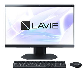 NEC｜エヌイーシー 一体型デスクトップパソコン A2375/JAB(23.8型/Windows11/Office2024/Core i7 1355U/メモリ 16GB/SSD 512GB/DVD)ファインブラック LAVIE A23 オールインワン PC-A2375JAB