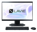 NEC｜エヌイーシー 一体型デスクトップパソコン A2355/JAB(23.8型/Windows11/Office2024/Core i5 1335U/メモリ 16GB/SSD 512GB/DVD)ファインブラック LAVIE A23 オールインワン PC-A2355JAB