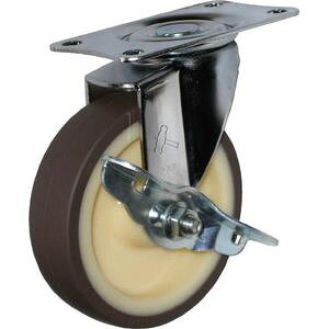 �n���}�[�L���X�^�[ E�V���[�Y���݃u���[�L�t�E���^��B��100mm 415E-UB100-BAR01 �v���[�g���L���X�^�[�i�i�C�����z�C�[���E���^���ԁj