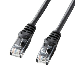 �T�����T�v���C �J�e�S��6�Ή� �X�^���_�[�h LAN�P�[�u�� 1m(�u���b�N) LA-Y6-01BK