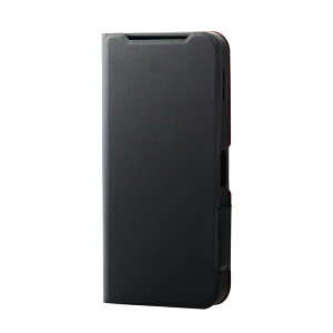 �G���R�� AQUOS sense9�p �P�[�X ���U�[ �J�o�[ �蒠�^ �}�O�l�b�g �t���b�v �Ռ��z�� ���y�� ���^ �X�^���h�@�\�t UltraSlim�i�u���b�N�j PM-S244PLFUBK