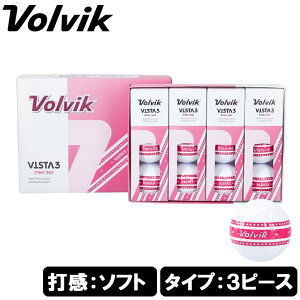 �{���r�b�N VISTA3 Pink Stripe C �S���t�{�[�� 1�_�[�X 12����i�s���N�j VV5PNA27-60-DZ VOLVIK