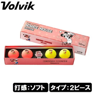 �{���r�b�N DISNEY MINNIE GOLF 4BALL PACK�iPNK×YEL�j VV5PNA17-127-999 VOLVIK