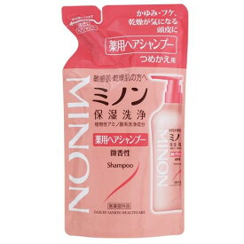 ミノン薬用ヘアシャンプー 詰替用 380ml 第一三共ヘルスケア ミノンヤクヨウヘアシヤンプ-カエ