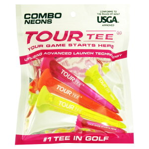 Cg cA[eB[ R{(lIsNE80mmA46mm) T-490-580 Golf itI@Tour Tee Combo NEONS PINK St