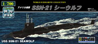 童友社 【再生産】1/700 世界の潜水艦 No.3 アメリカ海軍 SSN-21 シーウルフ【WSC-3-1200】 プラモデル
