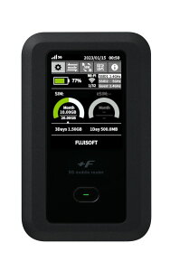 xm\tg 5GieSIM/nanoSIMjΉ Wi-Fi 6 oC[^[ u+F FS050Wv FS050WMB1