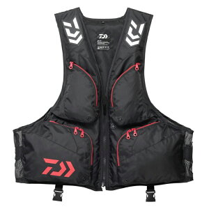ダイワ DF-6324 ライトフローティングベスト フリーサイズ(ブラックレッド) DF-6324(ブラックレッド) DAIWA CS JCIマーク取得モデル(L2)