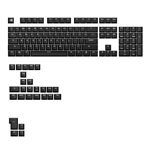 GloriousiOAXj Glorious GPBT Basics Keycaps Classic Black - US - RetailiNVbNubNj KC-GPBT-BA-CBLK-US