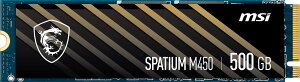 MSIbGGXAC MSI SPATIUM M450 PCIe 4.0 NVMe M.2 500GB M450PCIE4.0500GB