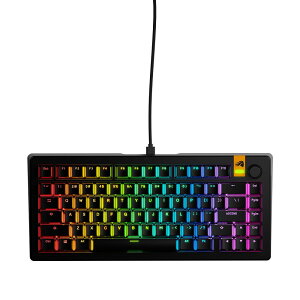 Glorious�i�O�����A�X�j �Q�[�~���O�L�[�{�[�h 80�L�[ �p��z�� USB�ڑ��i�u���b�N�j GMMK 3 HE 75�� Prebuilt Wired Black - US GMMK3-75-PB-HE-W-BLK