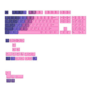 GloriousiOAXj GPBT Gradient Keycaps - Nebula - US - Retaililrj KC-GPBT-GR-NEB-US