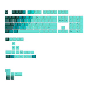 GloriousiOAXj GPBT Gradient Keycaps - Rainforest - US - RetailiCtHXgj KC-GPBT-GR-RFO-US