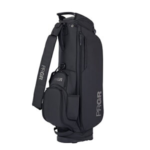 プロギア スタンド付き キャディバッグ(ブラック・9.0型・47インチクラブ対応) GC1931BK PRGR PCB-109