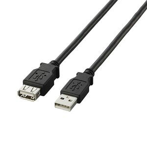 �G���R�� USB2.0�����P�[�u�� A-A���X�^�C�v �m�[�}�� 2m�i�u���b�N�j U2C-E20BK