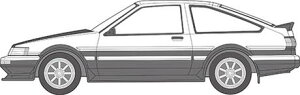 tW~ 1/24 V[Y No.1 EX-1 g^ n`Nr AE86(J[{{lbgfJ[t)y1EX-1z vf