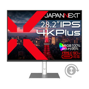 JAPANNEXTbWplNXg tfBXvC(28.2^/IPS/4K Plus 3840×2560/60Hz/5ms/HDR10/HDMI2.0/DP1.4/USB TYPE-C/VESA/PIPEPBPΉ/2Nۏ)(ubN) JN-282IPS4KP-HSP-C90W