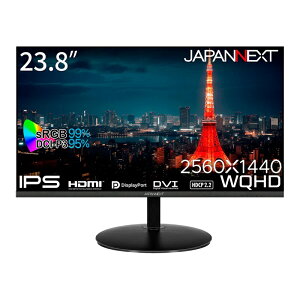JAPANNEXTbWplNXg tfBXvC(23.8^/IPS/WQHD 2560×1440/75Hz/7ms/HDMI1.4/DP1.2/DVI-I /VESA/2Nۏ)(ubN) JN-IPS2380FLWQHD-N