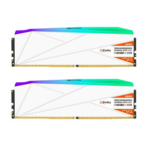 V-Color XFinity RGB Series PC5-48000 / DDR5 6000 Mhz W[ 16GB × 2g TMXFL1660836WWK