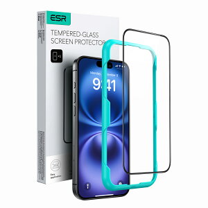 ESR iPhone 16/15�p �t���ی�t�B���� Tempered-Glass Screen Protector ESR661