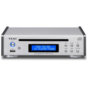 PD-301-S ティアック USB搭載ワイドFM対応CDプレーヤー TEAC セール品 シルバー 通信販売