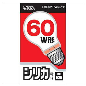 �I�[�� �V���J�d�� 60W LW100V57W55/1P061756 OHM [LW100V57W551P061756]