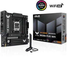 ASUS｜エイスース ASUS TUF GAMING B850M-PLUS WIFI Socket AM5対応 AMD B850 チップセット搭載micro-ATX マザーボード【国内正規品】 TUF GAMING B850M-PLUS WIFI