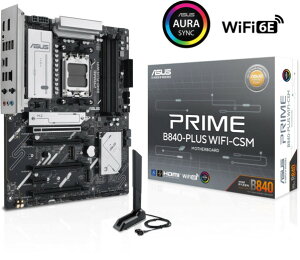 ASUSbGCX[X ASUS PRIME B840-PLUS WIFI-CSM Socket AM5Ή AMD B840 `bvZbgATX }U[{[hyKiz PRIME B840-PLUS WIFI-CSM