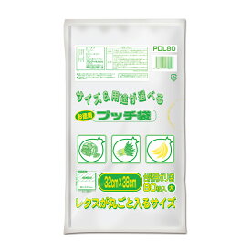 オルディ プッチ袋お徳用　大　半透明　80P PDL80(オルデイ)
